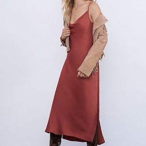Elyse Bias Slip Dress, Anthropologie
